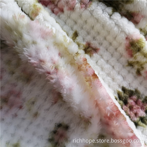 Textilfabrik liefern Großhandel Jacquard Flanell Stoff